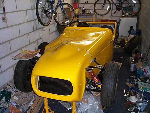 The nose and bonnet fitted!
