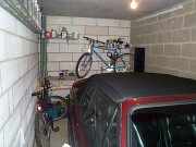 Inside the garage